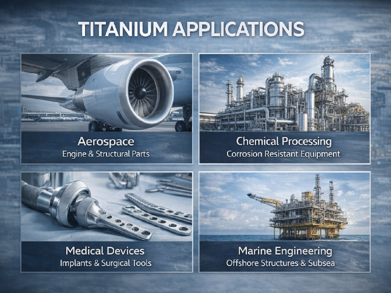 Applications of titanium plates in chemical processing, aerospace, marine and heat exchanger industries